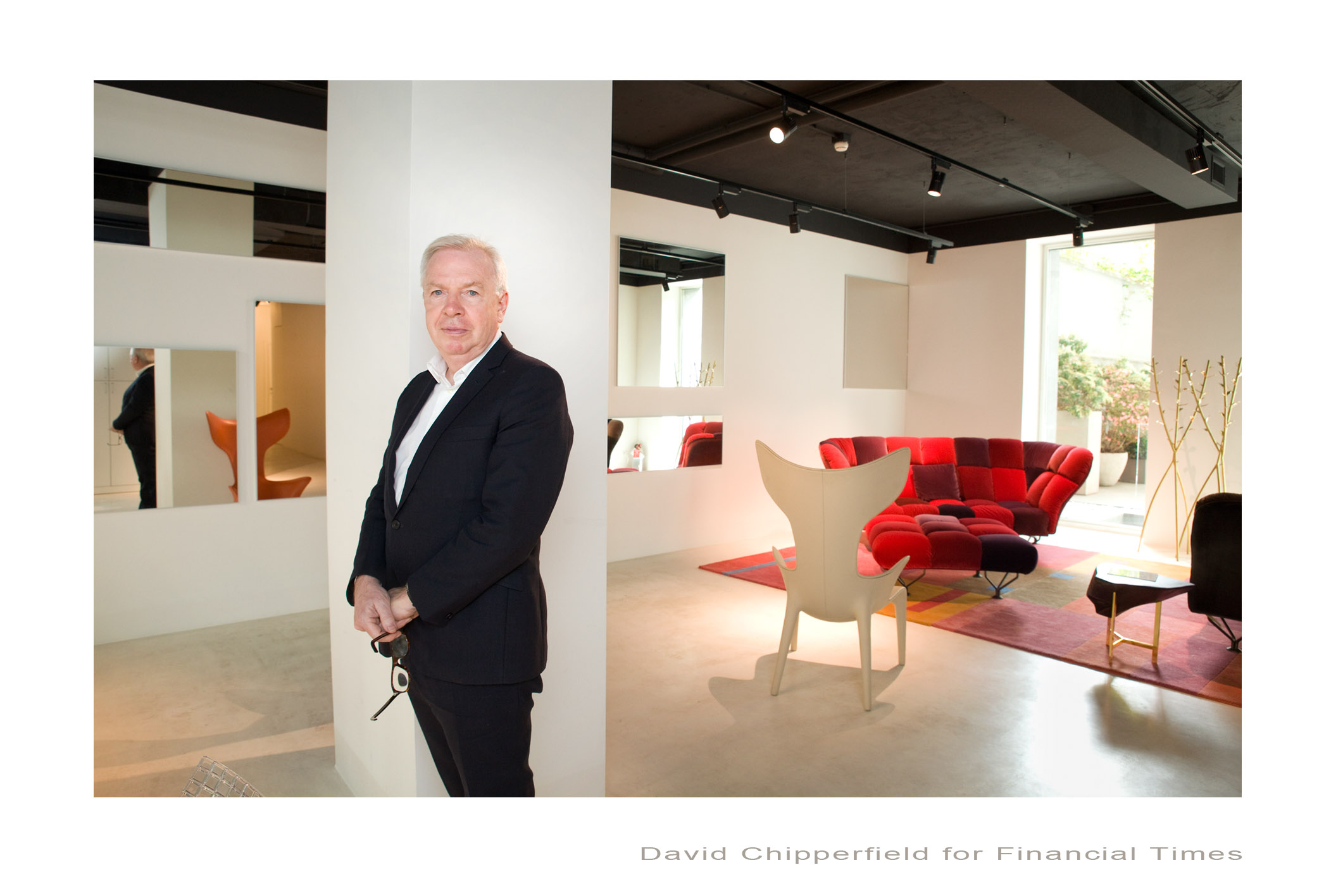 Architect David Chipperfield, Albrecht Tubke Portraits, Financial Times